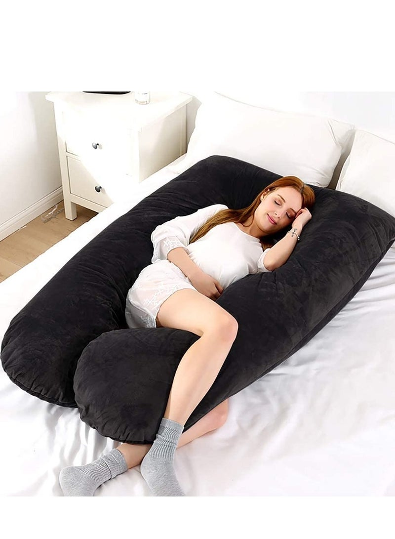 Pregnancy Pillow Maternity Belly Contoured Body U Shape Extra Comfort Cuddler  - Image 1