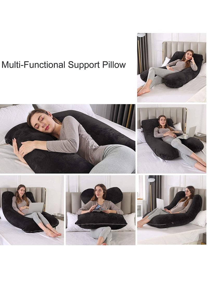 Pregnancy Pillow Maternity Belly Contoured Body U Shape Extra Comfort Cuddler  - Image 2