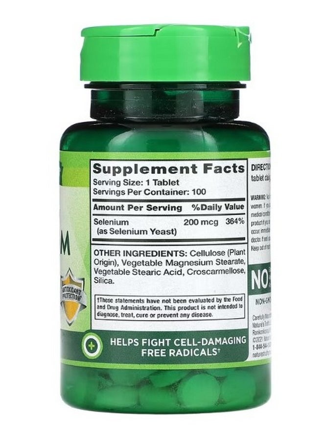 Nature's Truth High Potency Selenium 200 mcg 100 Tablets  - Image 2