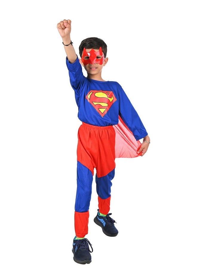 بوك ماي كوستيوم زي تنكري للأطفال من BookMyCostume مصنوع من البوليستر لشخصية الرجل الخارق - مقاس قياسي من 4 إلى 5 سنوات - Image 1