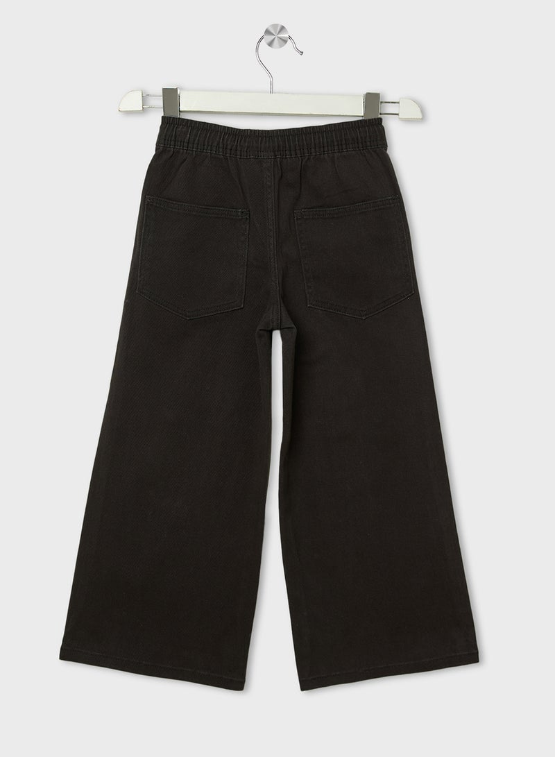 ريبلز مع نمشي جينز واسع للبنات - Image 2