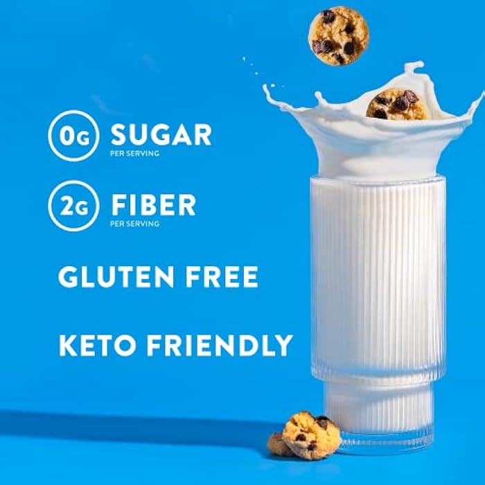 HighKey Keto Chocolate Chip Mini Cookies - Gluten Free Sugar Free Cookies Keto Snack Low Carb Snacks Healthy Protein Diabetic Dessert Food Low Sugar Treat Diet Friendly Sweets 3 Pack + Arcade - Image 4