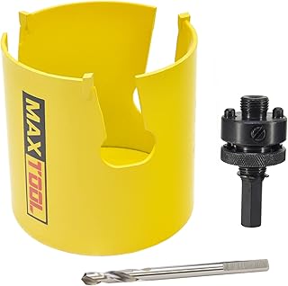 ENGTOOL MaxTool 3PCs 2-3/4" TCT Hole Saw 70mm Carbide Tip Holesaw Arbored for Cut Asphalt Brick Concrete Gypsum - Image 1