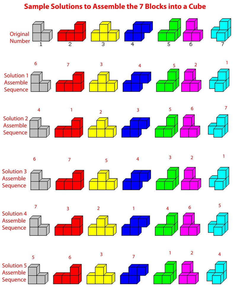Toys of Wood Oxford لعبة ألغاز سوما الخشبية الكبيرة TOWO - ألغاز تنشيط العقل - ألغاز منطقية رياضية للأطفال والبالغين - مجموعات هدايا للرجال - هدايا له - هدايا للرجال الذين لديهم كل شيء - حشوات الجوارب - Image 2