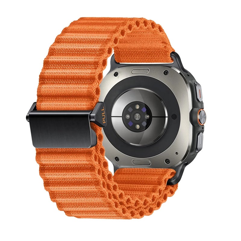 Bluejw 25mm Cross Country Sport Ocean Woven Nylon Watch Strap - Replacement Band with Secure Lock for Same Model Watches - Image 3