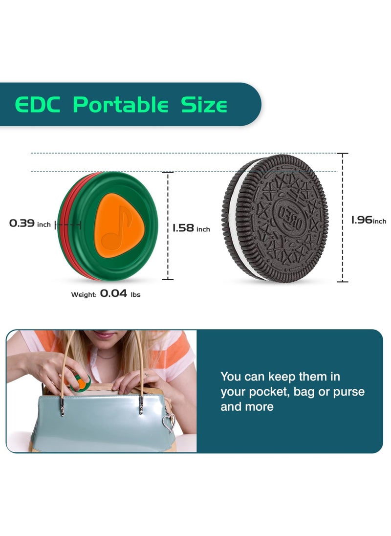 SYOSI - 2-in-1 Fidget Slider Toy with Magnetic Button, Haptic Coin, Slider, and Press EDC Fidget Toy for Stress Relief, Ideal for Adults and Kids - Image 1