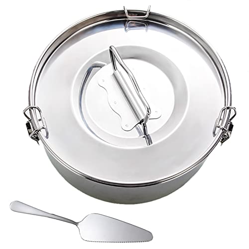 Puluru Stainless Steel Flan Mold 1.6QT for Instant Pot 6QT, Silver Molde Para Flan Maker - Image 1