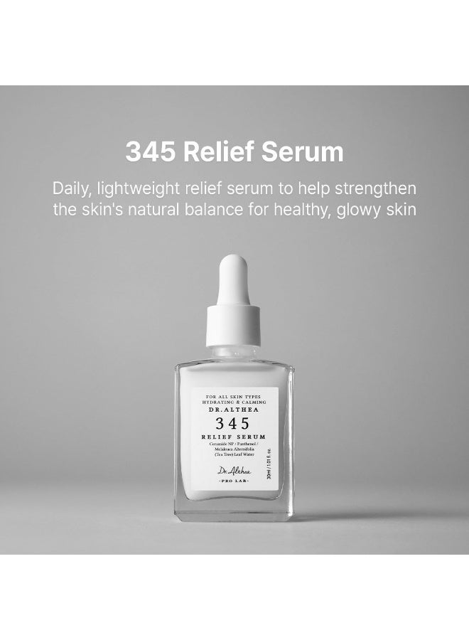 Dr.Althea 345 Relief Serum | Daily Hydrating Face Serum for Dry, Irritated Skin | Soothing Redness & Post-Acne Care, Non-comedogenic | Korean Vegan Skincare, 1.01 Fl Oz - Image 2
