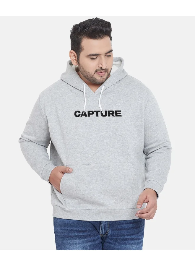 Instafab Plus Instafab Plus Men's Grey Capture Hoodie
