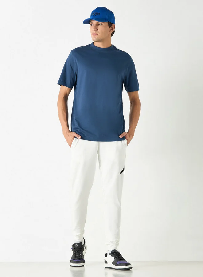 كابا تيشيرت بأكمام قصيرة وشعار من كابا