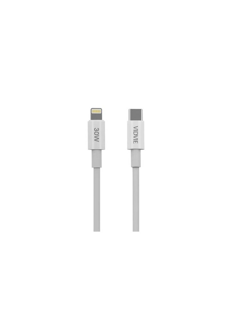 Vidvie Type-C to Lightning charger cable for data transfer and charging from Vidvie - Image 1