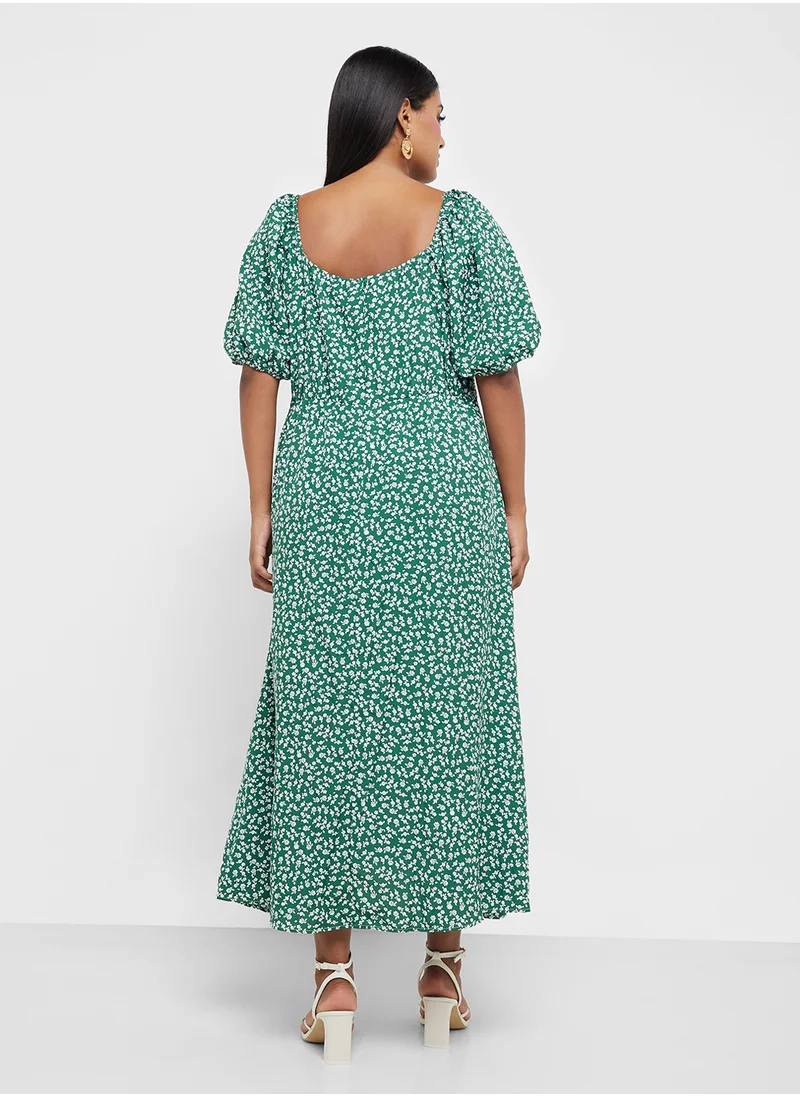 Ella Plus Floral Print Dress