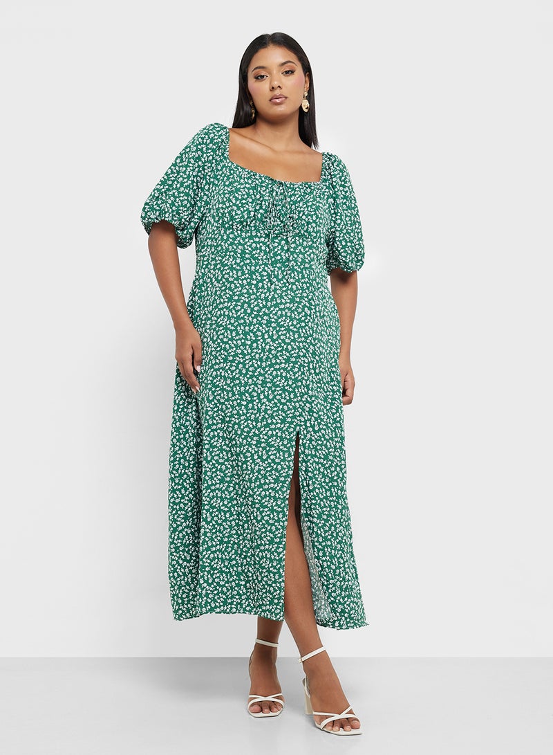 Ella Plus Floral Print Dress - Image 1