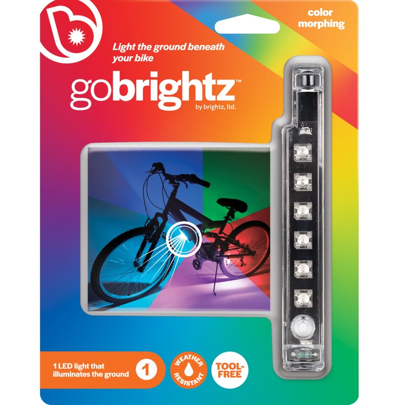 Brightz GoBrightz LED Bicycle Frame Accessory Light, Color Morphing - Image 1