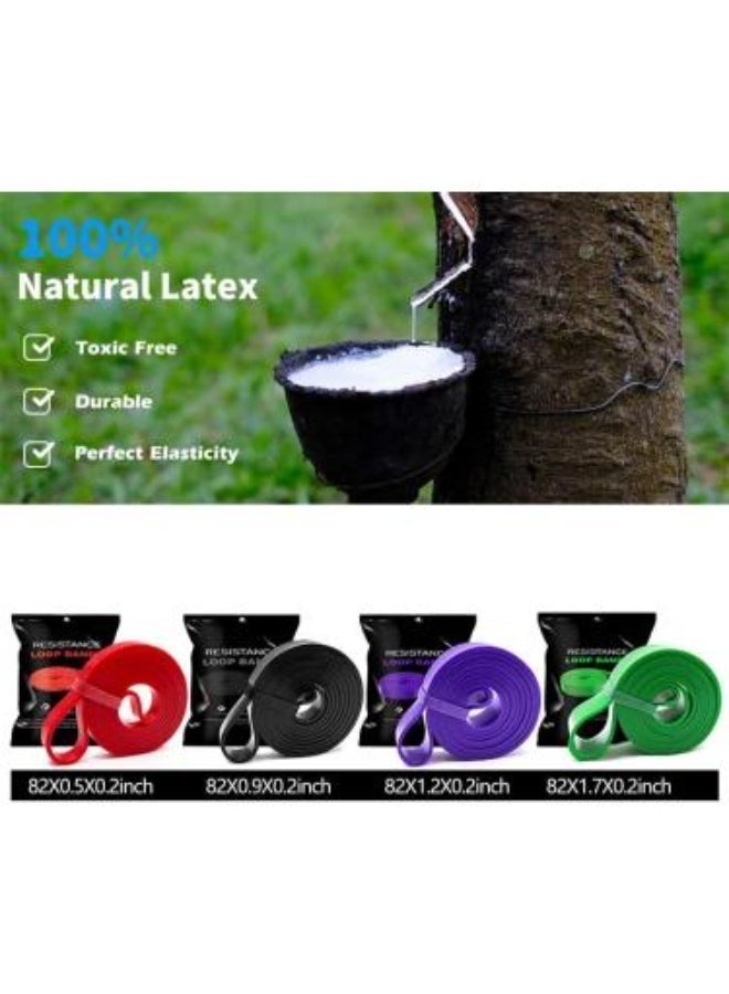 Lordex Pull up Bands, Pull Up Assistance Bands, Resistance Bands Set, Exercise Bands, Workout for Resistance Training, Physical Therapy, Home Workouts Bands - Green - Image 5