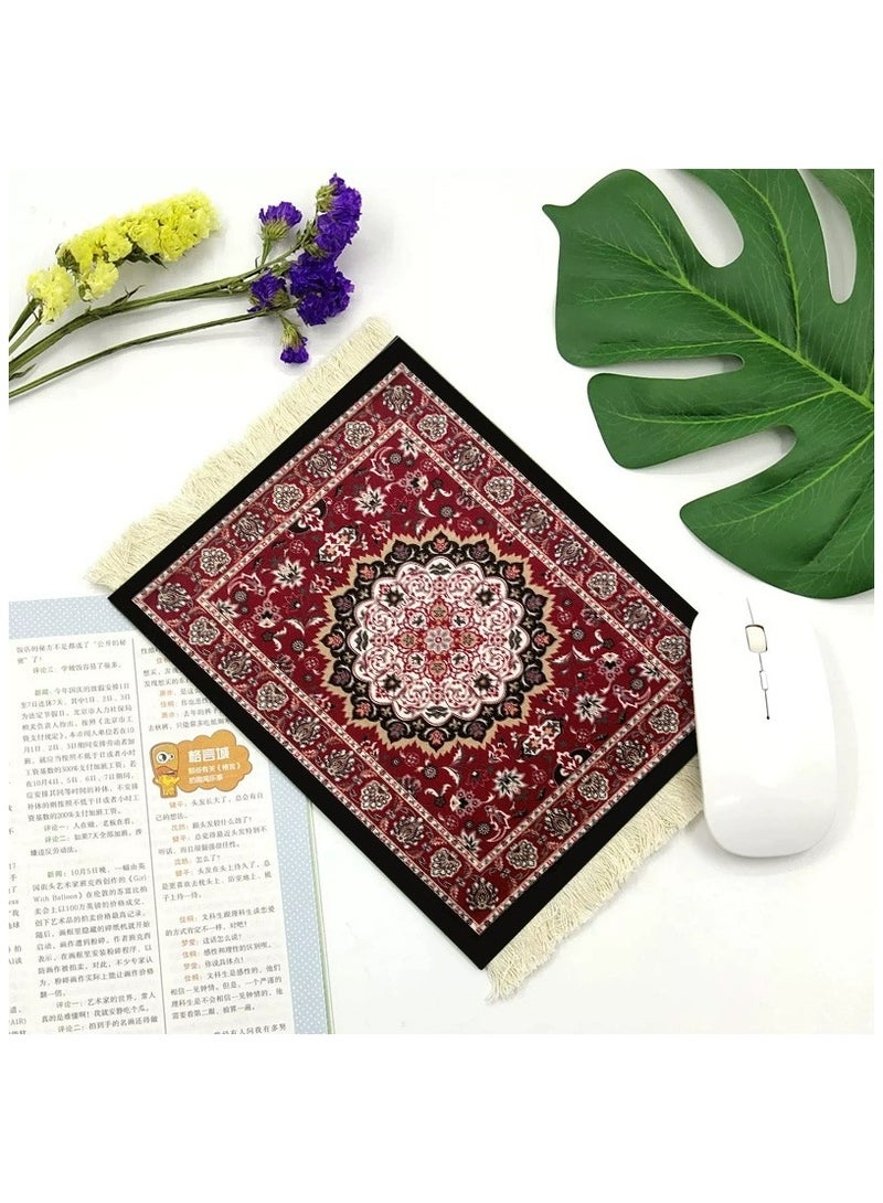 3 Pieces Coffee Mat Coffee Cup Mat Coffee Mug MatTable Mat Mouse Pad Rubber Rectangle 26.5x18x0.5 cm - Image 5
