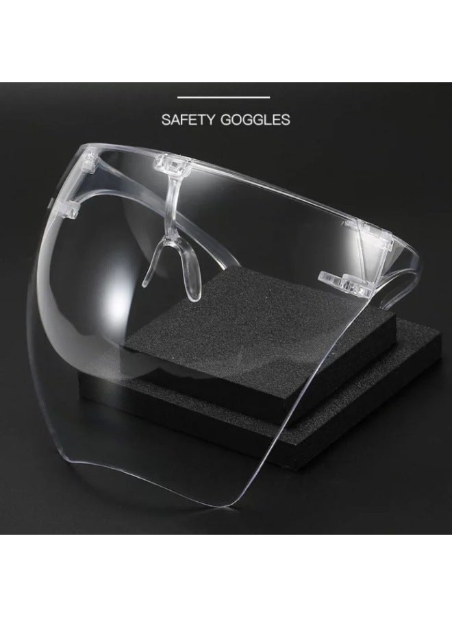 Full-face Protective Anti-splash Mask, High-definition Anti-fog Goggles, Cooking Oil Splash And Prevention Tool, Welding Mask