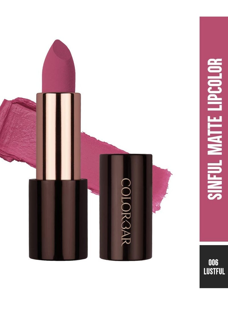 Colorbar Sinful Matte Lipcolor Pink 3.5 g - Image 2