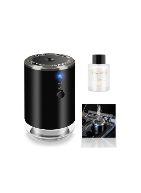 Car Air Freshener Aromatherapy Diffuser, Automatic Silent Spray Smart Car Fragrance Machine  with Marine Essential Oil Set, Compatible with Other Brand Perfume