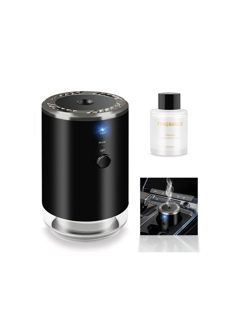KASTWAVE - Car Air Freshener Aromatherapy Diffuser, Automatic Silent Spray Smart Car Fragrance Machine  with Marine Essential Oil Set, Compatible with Other Brand Perfume - Image 1