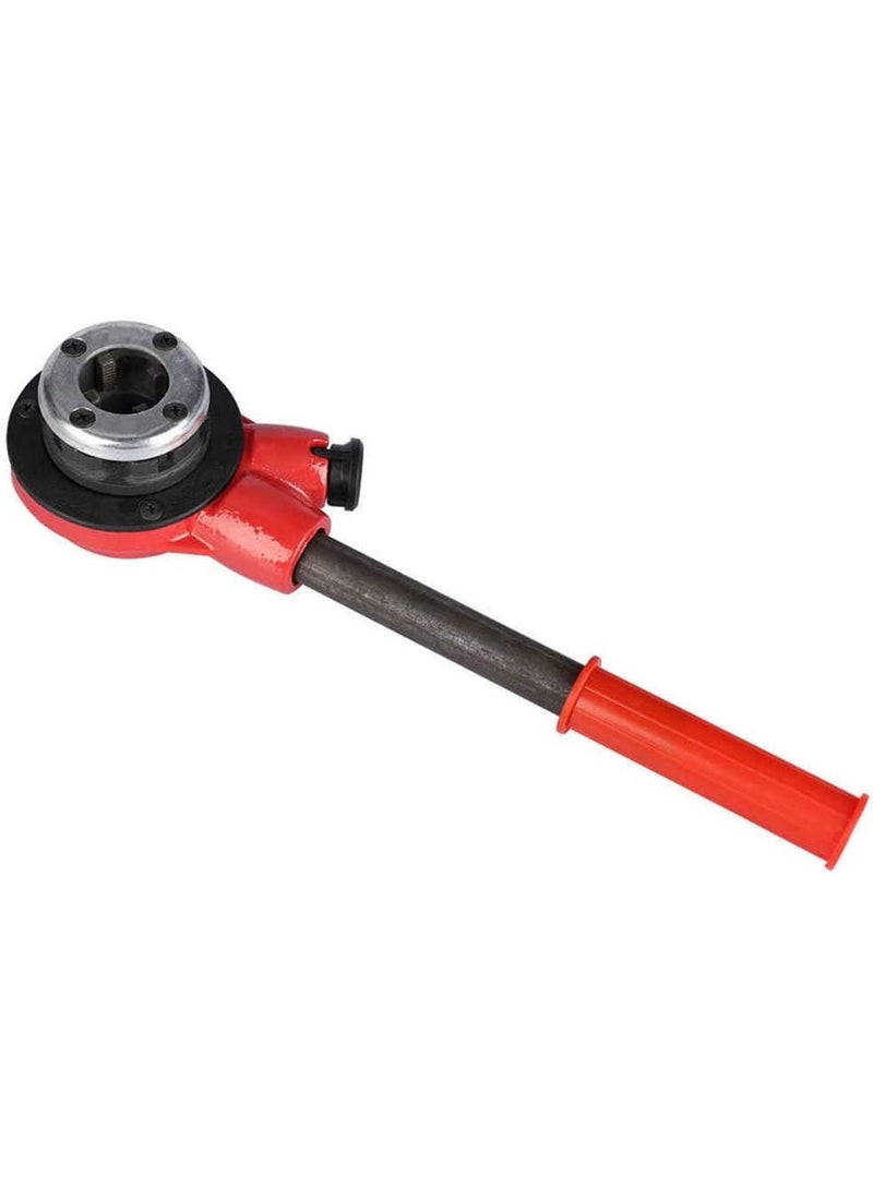 LXB Pipe Threader Kit, 1/2" 3/4" 1" 1-1/4" Pipe Knife Cut Plumbing Shear Threader Tool, Manual Ratchet Plumber Pipe Threading Tool Kit with Portable Storage Case - Image 3