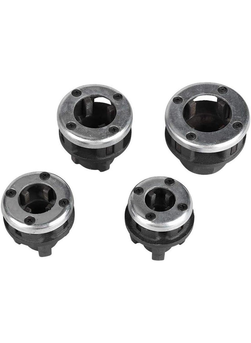 LXB Pipe Threader Kit, 1/2" 3/4" 1" 1-1/4" Pipe Knife Cut Plumbing Shear Threader Tool, Manual Ratchet Plumber Pipe Threading Tool Kit with Portable Storage Case - Image 4