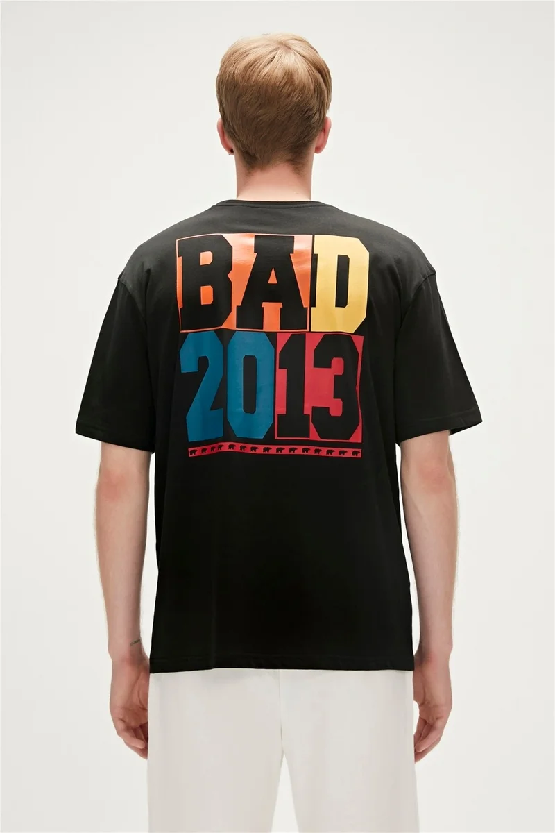 باد بير Birthday Oversize T-Shirt Black Basic Men's T-Shirt10