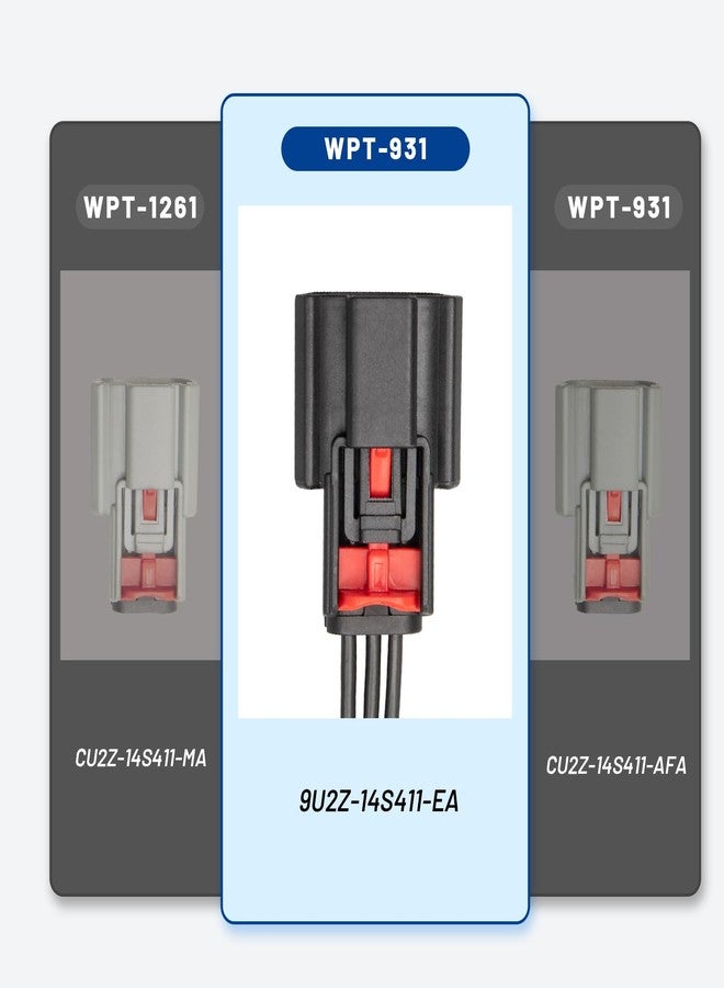 أنينا مجموعة أسلاك توصيل ملفات الإشعال من أنينا (4 قطع) 9U2Z14S411EA لسيارات فورد V6 وV8، بما في ذلك فورد إيدج، فيوجن، F150، F350، F250، سوبر ديوتي، إكسبلورر، لينكولن MKS، MKT، MKX - Image 5