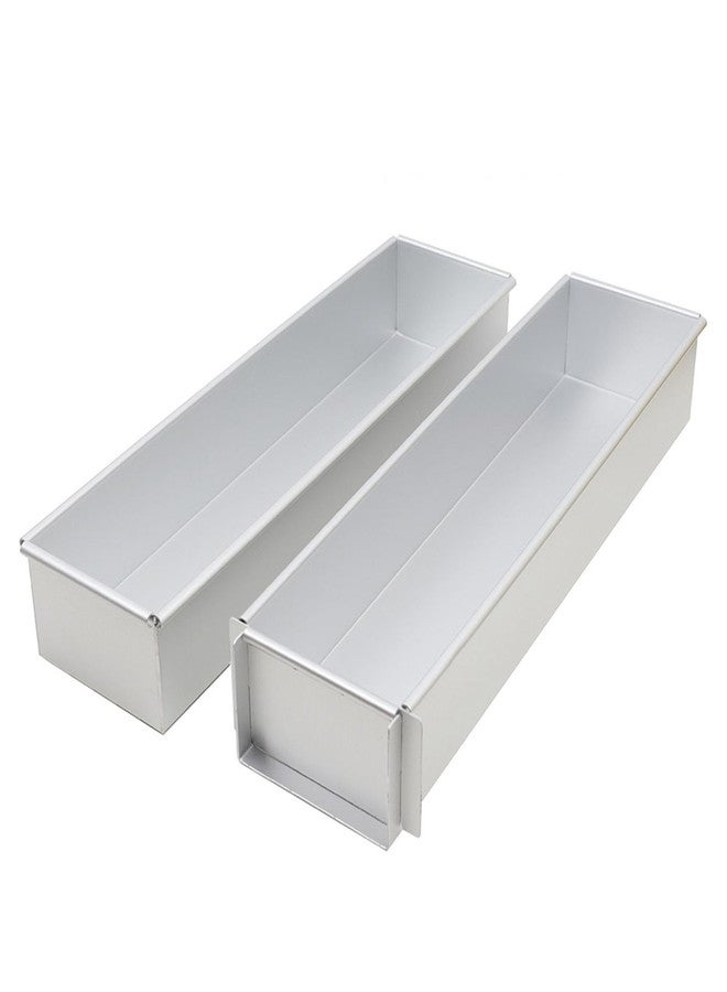 Leefasy Aluminum Cheesecake Pan,Rectangular Cake Pan,Brownie Cake Baking Maker,Nonstick Tiramisu Pan Cake Baking Tray,Cake Pastry Cutter for Tiramisu Cheesecake Mousse Dessert, fixed frame - Image 3