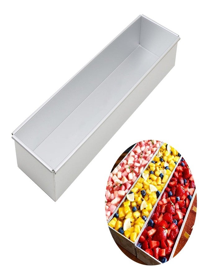 Leefasy Aluminum Cheesecake Pan,Rectangular Cake Pan,Brownie Cake Baking Maker,Nonstick Tiramisu Pan Cake Baking Tray,Cake Pastry Cutter for Tiramisu Cheesecake Mousse Dessert, fixed frame - Image 5