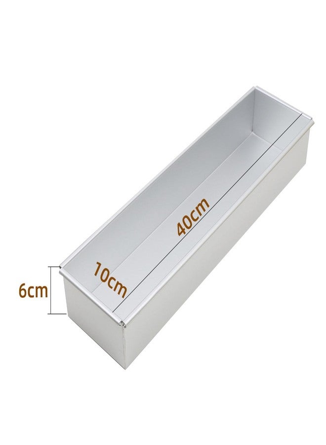 Leefasy Aluminum Cheesecake Pan,Rectangular Cake Pan,Brownie Cake Baking Maker,Nonstick Tiramisu Pan Cake Baking Tray,Cake Pastry Cutter for Tiramisu Cheesecake Mousse Dessert, fixed frame - Image 2
