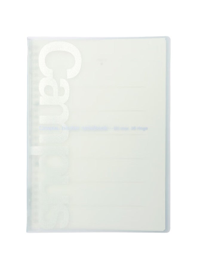 Kokuyo Imported B5 Notebook Campus Pastel Soft Loose-Leaf Notebook, 10 Sheets 6Mm*36 Lines, Blue, 1 Book, Ru-P733B - Image 1