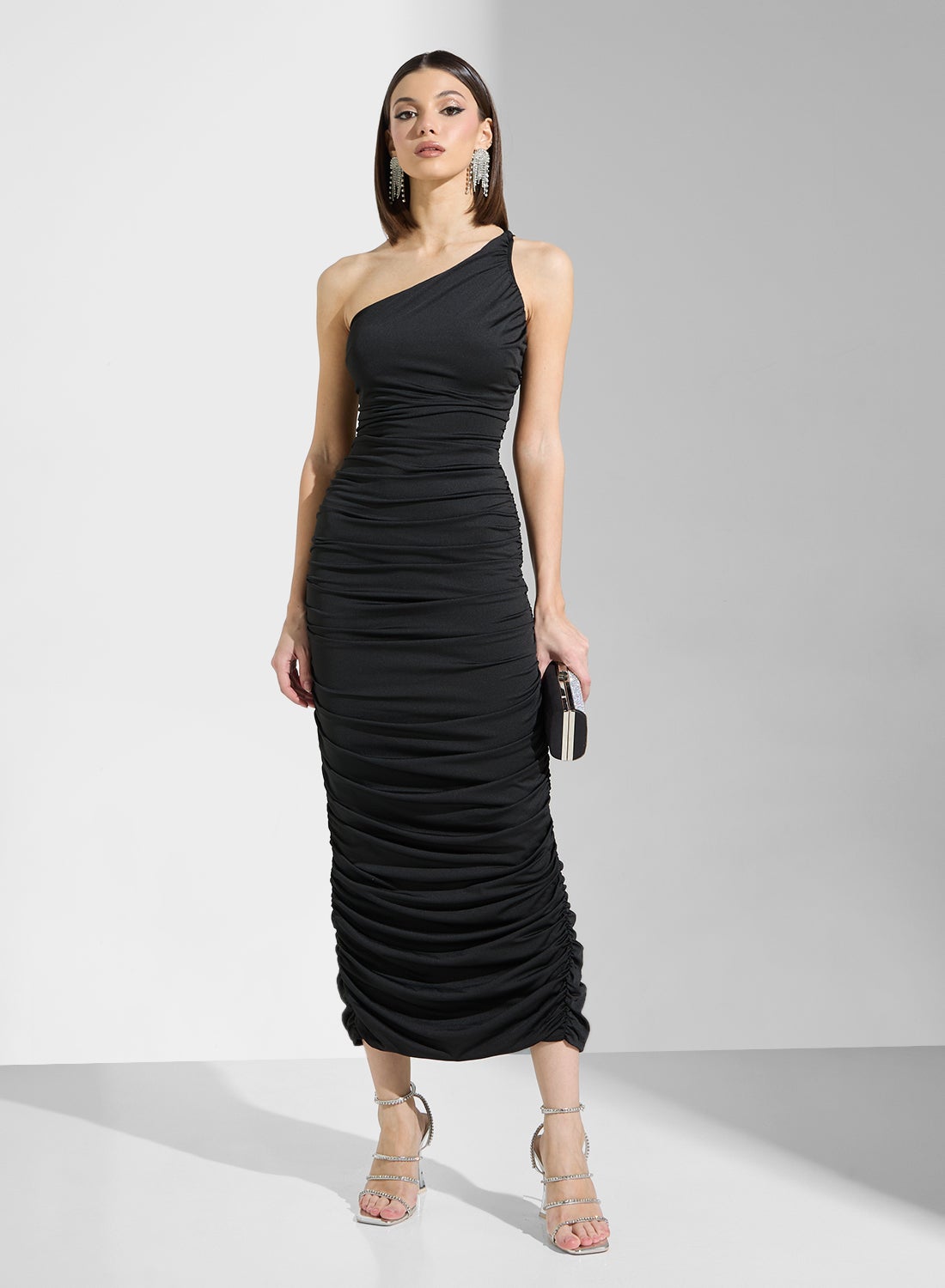 ワンピース Adeam/RuchedDress/S Adeam/RuchedDress/S