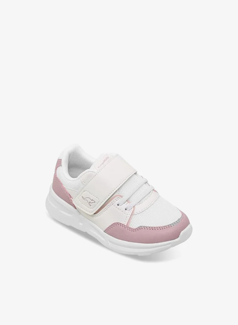 kangaROOS Girls Hook & Loop Ankle Sneakers