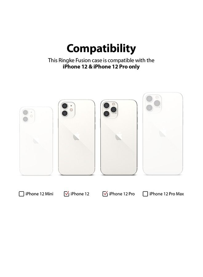 غطاء حماية لهاتف آيفون 12/12 برو شفاف - Image 4