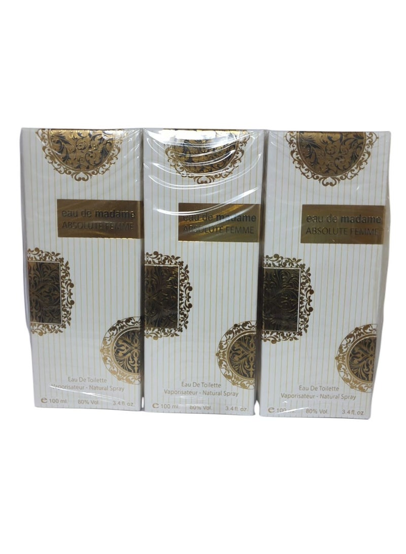 تي أر آي مجموعة من 6 أو دي تواليت مدام - Image 1