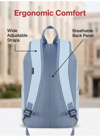 Go 2 Backpack Blue,Back to School Classic Go 2 Horizontal Colorful School Bag Travel School Bag Laptop Backpack - view 5