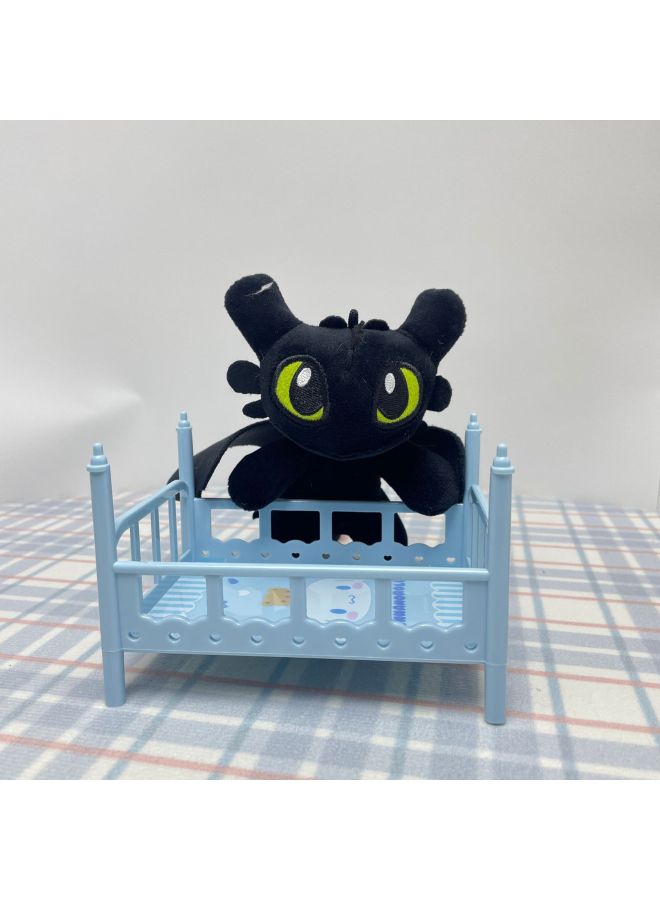 Car Ornaments Internet Celebrant Cartoon Cute Black And White Dragon Car Exterior Doll Toothless Pendant Trunk Decoration-Specifications:Black  - Image 1