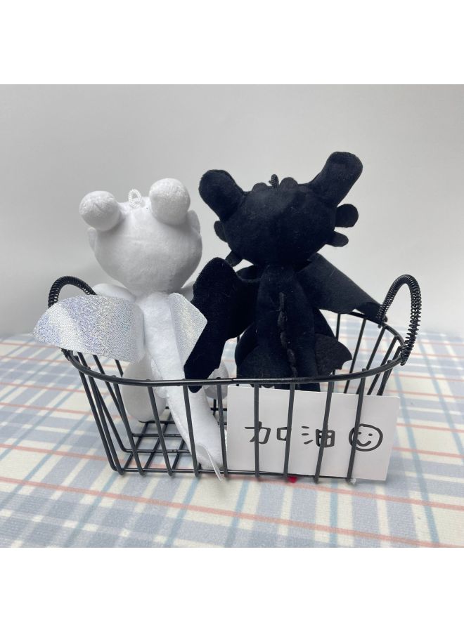 Car Ornaments Internet Celebrant Cartoon Cute Black And White Dragon Car Exterior Doll Toothless Pendant Trunk Decoration-Specifications:Black  - Image 3