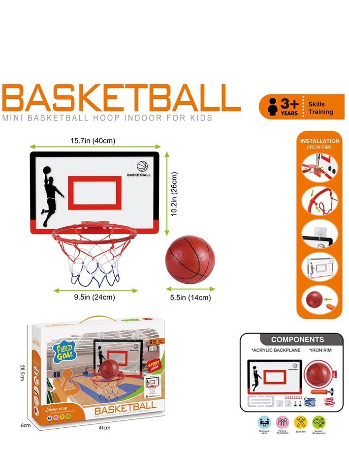 TRAMPOLINEPRO Basketball Hoop Set For Kids Unisex Easy To Assemble And Use  - Image 5