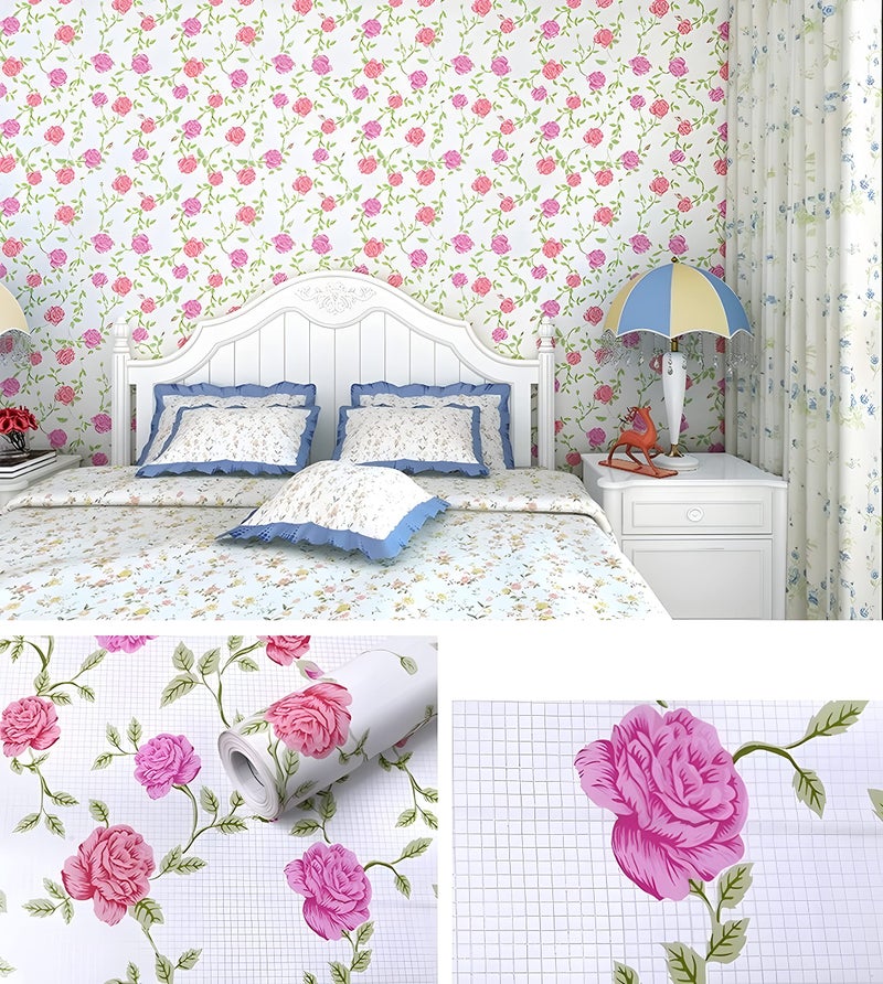 ROSASTELLA Self Adhesive Decorative Peel Stick Waterproof Wallpaper Wall Decor Removable Wall Paper for Living Room Hall Decoration PVC Vinyl DIY Contact Paper 45x304cm - Image 2