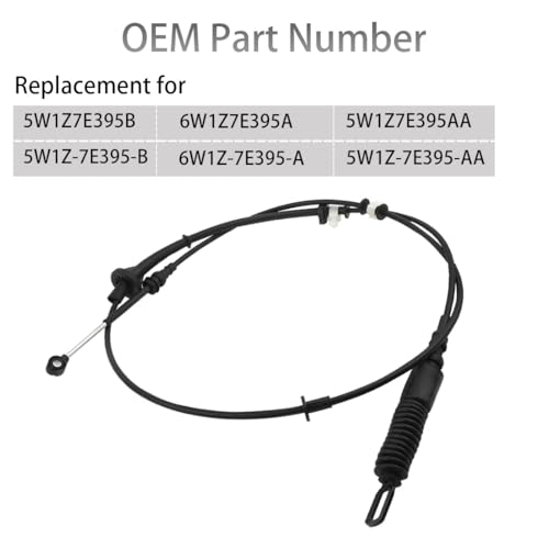 WUGANGATPS Automatic Shift Control Cable Compatible with Ford Crown Victoria Lincoln Town Car Mercury Grand Marquis 2005-2011 4.6L V8 Gear Shift Cable 6W1Z7E395A 5W1Z7E395AA 5W1Z7E395B - Image 2