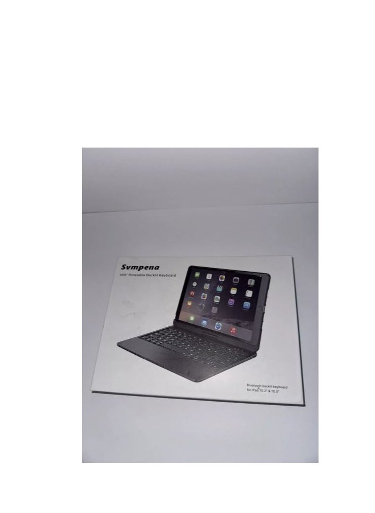 Generic - RGB Backlite Touch Keyboard Case For iPad 10.2/10.5 2019 2020 ( Black ) - Image 1