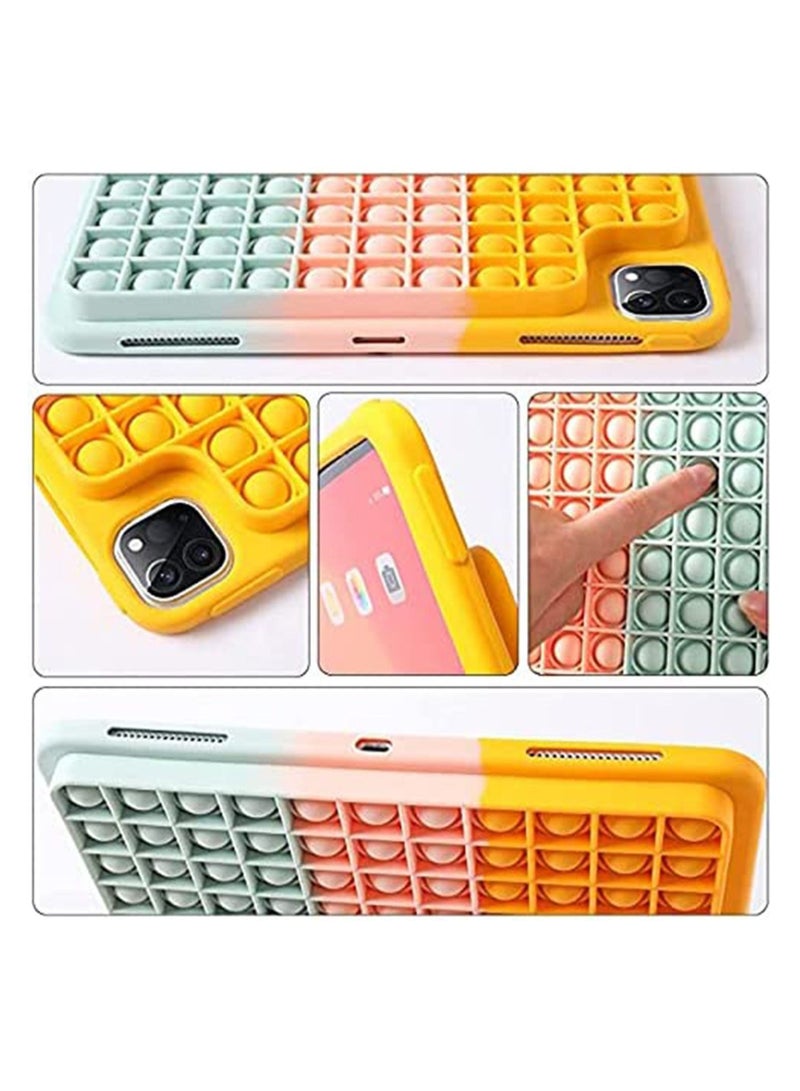 كابتن تيك Big Pop It iPad Case, Push Pop bubble Fidget Stress Toy iPad Popit Silicone Shockproof iPad 8th Gen 2020 10.2", iPad Air 10.9", iPad Pro 11" (iPad Air 4th Gen 10.9"/ iPad Pro 1st Gen 11) - Image 4