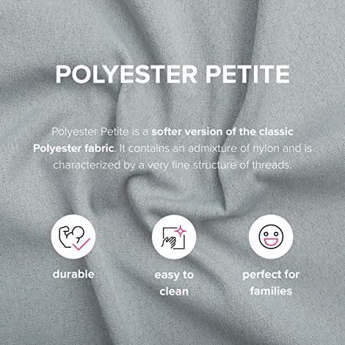 MASTERS OF COVERS Ektorp Loveseat (2 Seat) Sofa Cover Replacement Slipcover for IKEA Two Seater Ektorp Slipcover (Smoke Grey)-NOT fit Uppland Series Sofa - Image 4