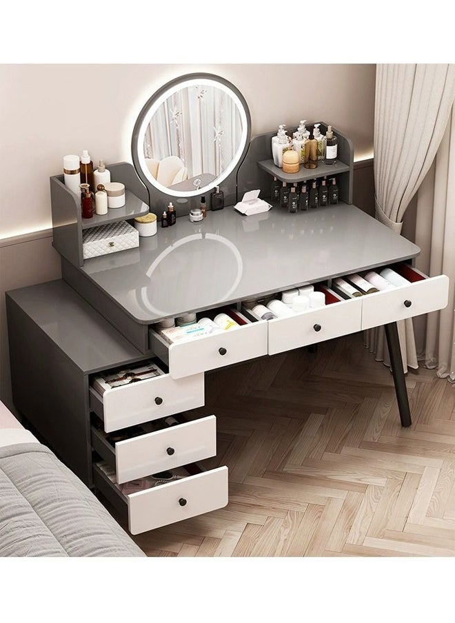 keke Multifunctional Makeup Vanity Dressing Table with Drawers 115 CM  - Image 3