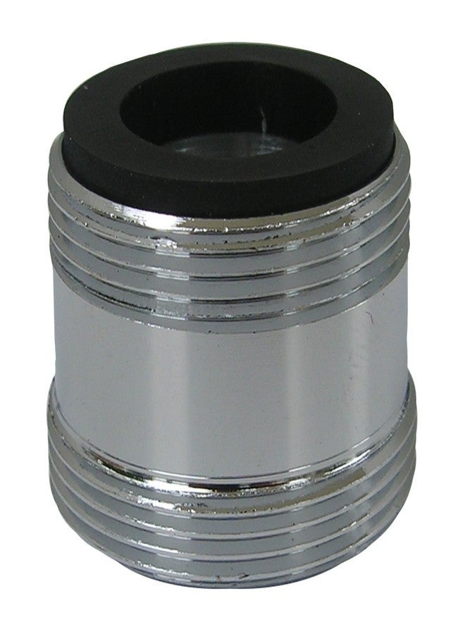 محول تهوية ذكر طويل جدًا من LASCO 09-1577 بخيط 13/16 × 27، فضي