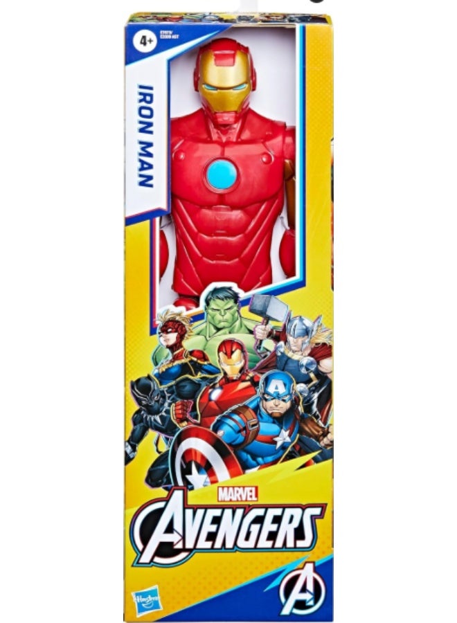 Hasbro Marvel مجسم حركة هيرو تيتان آيرون مان من هاسبرو مارفل أفنجرز - Image 2
