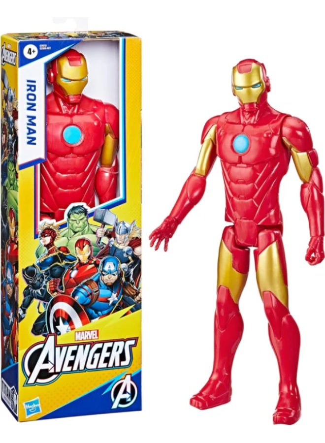 Hasbro Marvel مجسم حركة هيرو تيتان آيرون مان من هاسبرو مارفل أفنجرز - Image 3