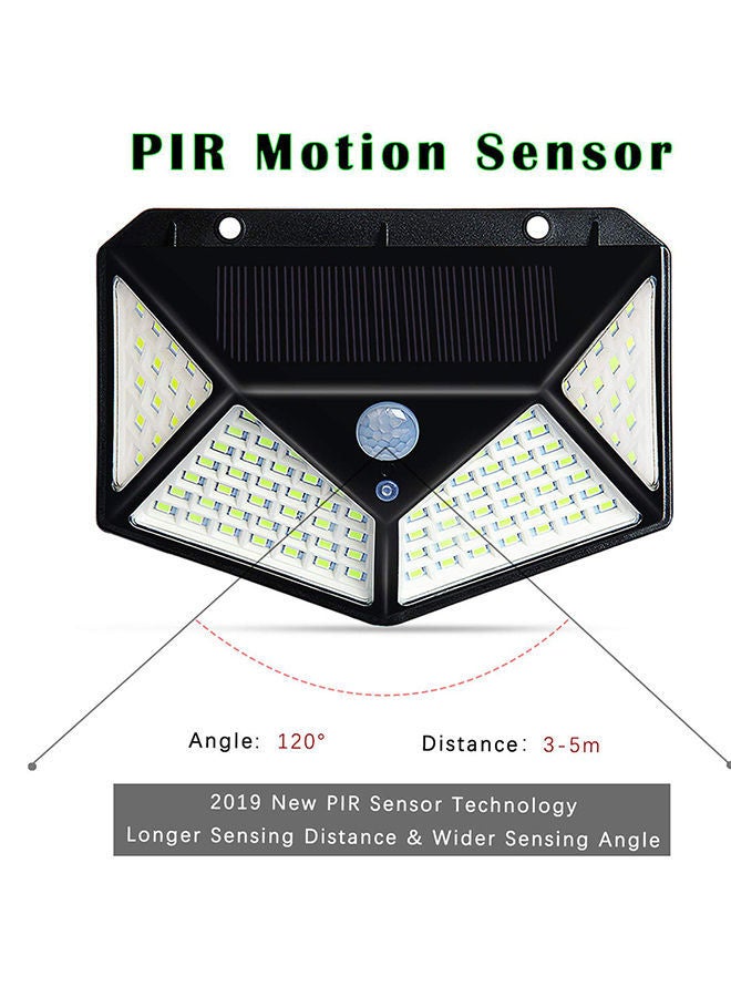 NIBEMINENT 100 LED 3 Modes Motion Sensor Wall Light Black 195grams - Image 2